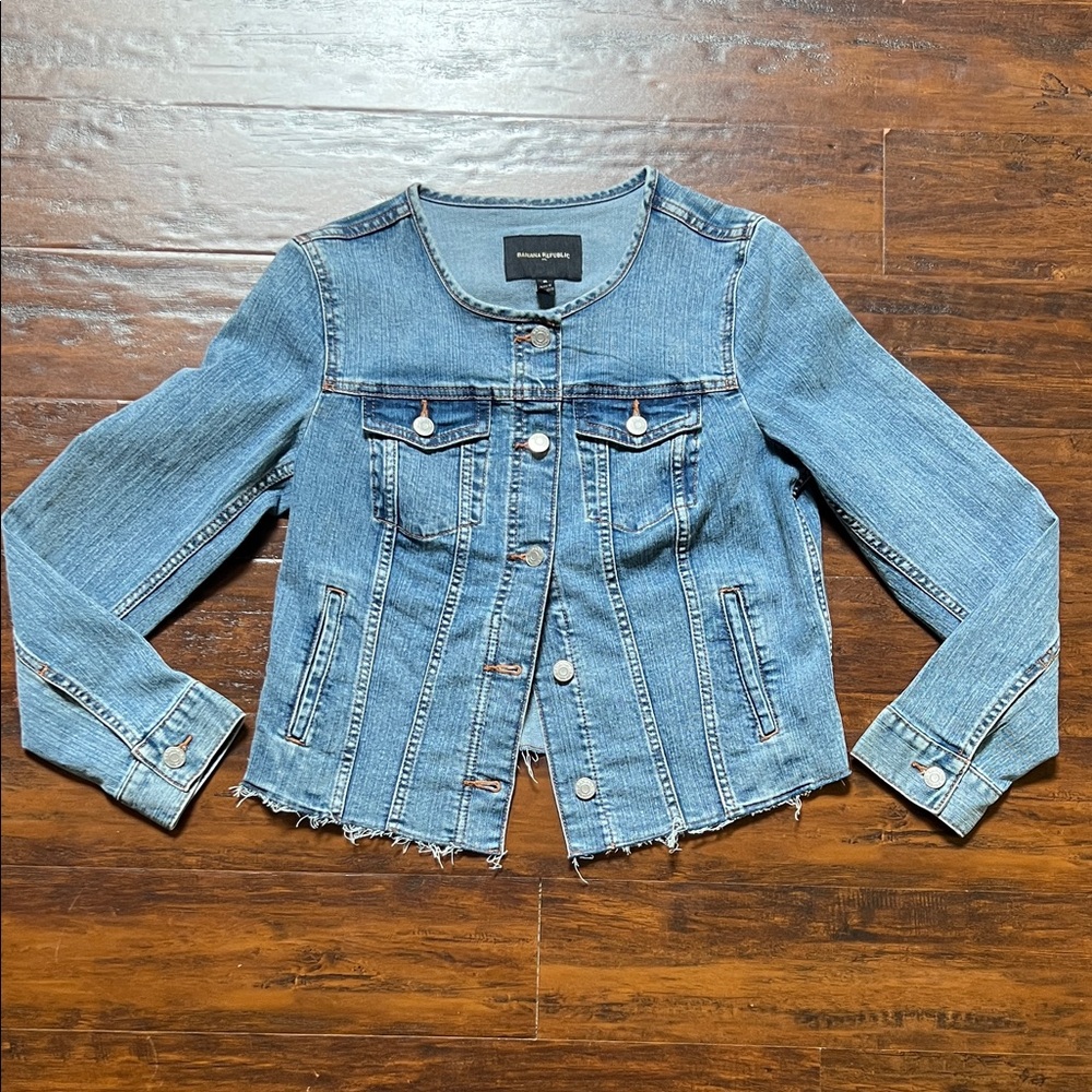 Banana Republic Light Blue Denim Jean Jacket